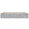 vidaXL Estructura de cama gris hormig&oacute;n 200x200 cm