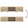 vidaXL Conjunto de mueble de TV con caj&oacute;n FLORIN Roble Sonoma