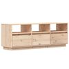 vidaXL Mueble de TV de madera maciza de pino 140x37x50 cm