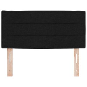 vidaXL Cabecero LED con tiras LED con cabecera Manual Negro 80 cm tela