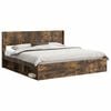 vidaXL Estructura de cama con almacenamiento y cabecero 2 uds.