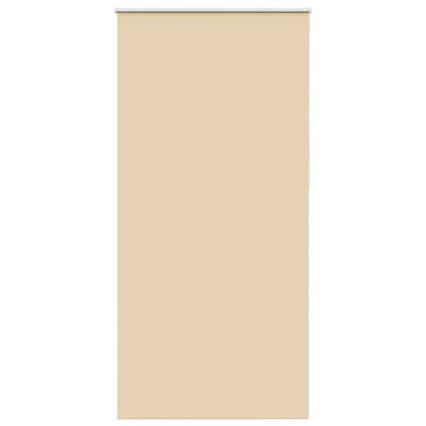 vidaXL Estor Enrollable Opaco Beige 115x230 cm Tela Ancho 110,7 cm