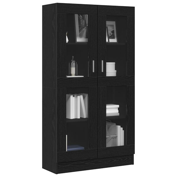 vidaXL Librer&iacute;a Roble Negro 82,5 x 30,5 x 150 cm Madera de ingenier&iacute;a