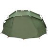 vidaXL Tienda de pesca 5 personas impermeable verde oliva