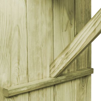vidaXL Mesa de bar de madera de pino impregnada 170x60x110 cm