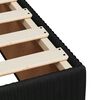 vidaXL Cama box spring con colch&oacute;n terciopelo negro 120x190 cm