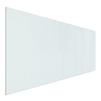 vidaXL Placa de vidrio para chimenea rectangular 120x50 cm