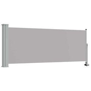 vidaXL Toldo lateral retr&aacute;ctil para patio 100x300 cm gris