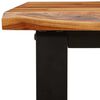 vidaXL Juego de comedor con borde vivo 3 piezas madera maciza acacia