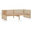 vidaXL Sof&aacute; cama con cajones madera pino maciza miel 90x200 cm