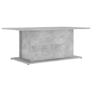 vidaXL Mesa de centro madera ingenier&iacute;a gris hormig&oacute;n 102x55,5x40 cm