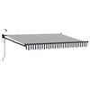 vidaXL Toldo Retr&aacute;ctil El&eacute;ctrico Antracita y 3,5 x 2,5 m