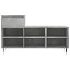 vidaXL Mueble zapatero madera contrachapada gris hormig&oacute;n 102x36x60 cm