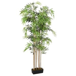 vidaXL Árbol de bambú artificial con 500 hojas verde 80 cm