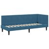 vidaXL Estructura de cama en esquina Azul 80 cm x 200 cm Terciopelo