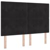 vidaXL Cabecero Negro 144 cm Terciopelo