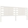 vidaXL Cabecero madera maciza de pino blanco 206x4x100 cm
