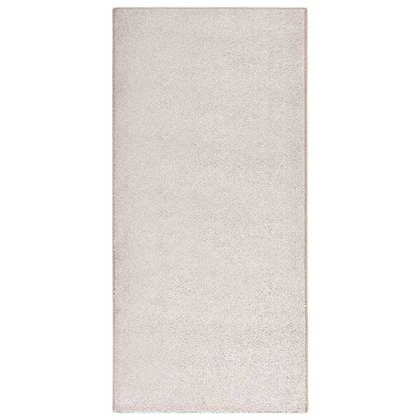 vidaXL Alfombra de pelo suave antideslizante camel 115x170 cm