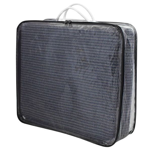 Eurotrail Toldo/Alfombra de tienda gris 300x600 cm