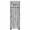 vidaXL Gabinete de Ba&ntilde;o con caj&oacute;n Gris Sonoma 30 x 35 x 80 cm