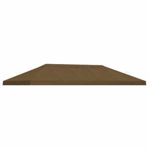 vidaXL Funda de toldo de gazebo 6 x 3 m Topo Poli&eacute;ster 190