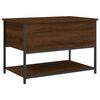 vidaXL Banco almacenaje madera ingenier&iacute;a marr&oacute;n roble 70x42,5x47 cm