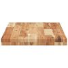 vidaXL Estante flotante 4 uds madera acacia acabado aceite 100x40x4 cm