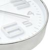 vidaXL Reloj de pared 30 cm plateado