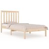 vidaXL Estructura de cama madera maciza de pino 100x200 cm