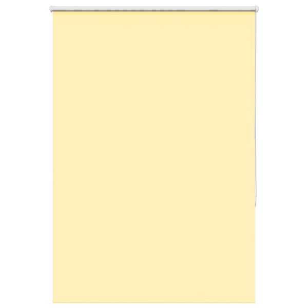 vidaXL Estor Enrollable Opaco Amarillo 105x130 cm Tela Ancho 100,7 cm
