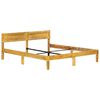 vidaXL Estructura de cama sin colch&oacute;n madera maciza de mango 180 cm