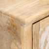 vidaXL Mesita de noche de madera maciza de mango 40x30x46 cm