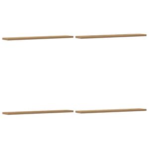 vidaXL Estantes pared 4 ud madera ingenier&iacute;a roble artisan 60x20x1,5cm