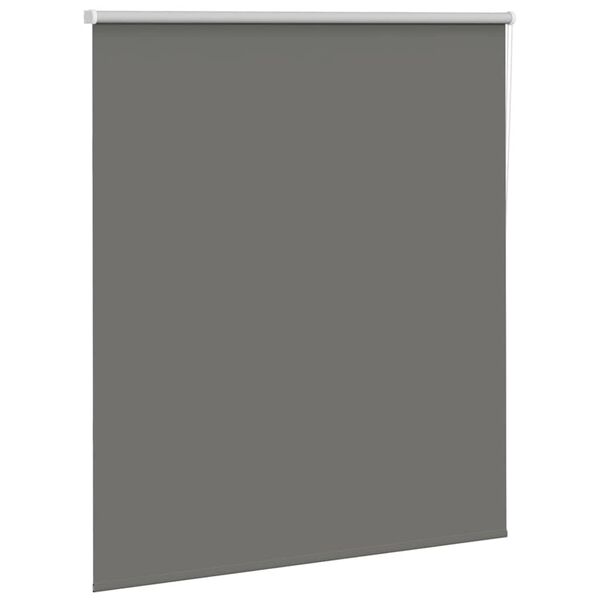vidaXL Estor Enrollable Opaco gris 140x175 cm Tela Ancho 136,6 cm