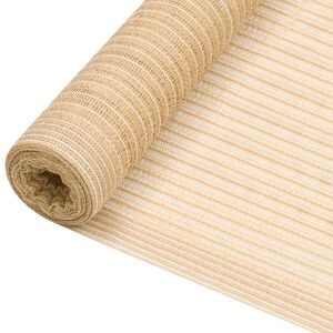 vidaXL Red de privacidad HDPE beige 1x50 m 75 g/m&sup2;