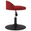 vidaXL Sillas de comedor giratorias 2 unidades terciopelo rojo tinto