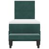 vidaXL Cama tipo Box Spring Verde oscuro 80 x 200 cm Terciopelo