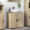 vidaXL Gabinete de Ba&ntilde;o con puerta Roble Sonoma 61 x 35 x 64 cm