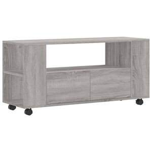 vidaXL Mueble de TV madera de ingenier&iacute;a gris Sonoma 102x34,5x43 cm