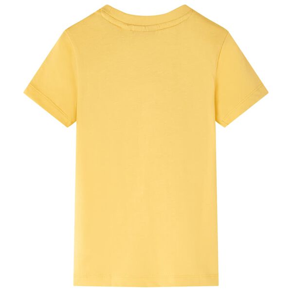 Camiseta infantil ocre claro 128