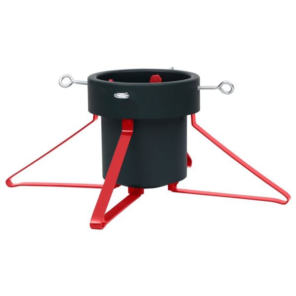 vidaXL Soporte para &aacute;rbol de Navidad verde y rojo 46x46x19 cm