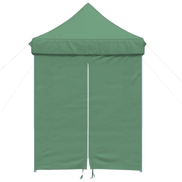 vidaXL Tienda de fiesta plegable Pop-Up con 4 paredes laterales verde