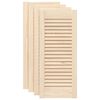 vidaXL Puerta de armario de lamas 4 uds 69x29,5 cm madera de pino