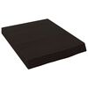 vidaXL Encimera de ba&ntilde;o madera tratada marr&oacute;n oscuro 40x50x(2-6) cm