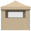 vidaXL Carpa de Fiesta Beige 292 x 440 x 315 cm Tela Oxford