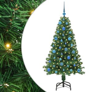 vidaXL &Aacute;rbol de Navidad artificial Verde 150 cm PVC y Acero y Pl&aacute;stico
