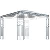 vidaXL Cenador con tira de luces LED 300x300 cm crema