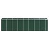 vidaXL Cobertizo de jard&iacute;n acero galvanizado verde 191x725x198 cm