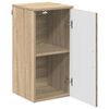 vidaXL Gabinete de Ba&ntilde;o con puerta Roble Sonoma 30 x 31,5 x 61 cm