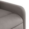 vidaXL Sill&oacute;n reclinable de masaje el&eacute;ctrico tela gris taupe